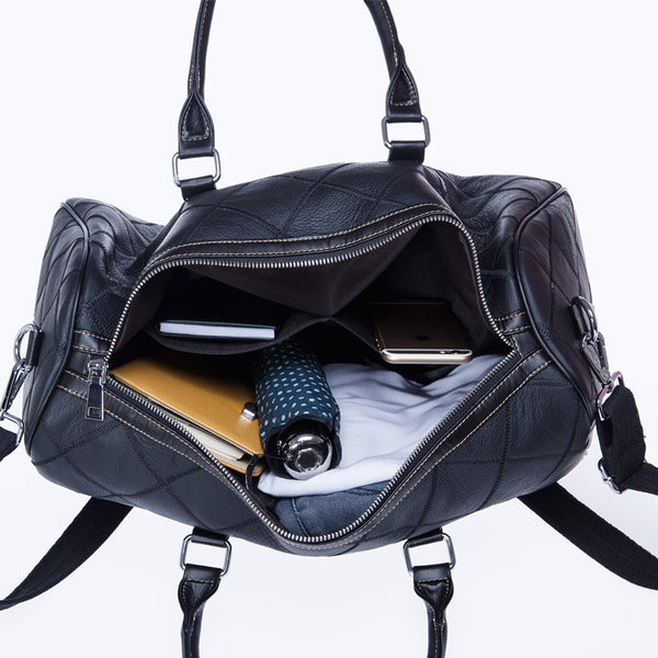 Handmade Top Grain Leather Travel Bag, Luggage Bag