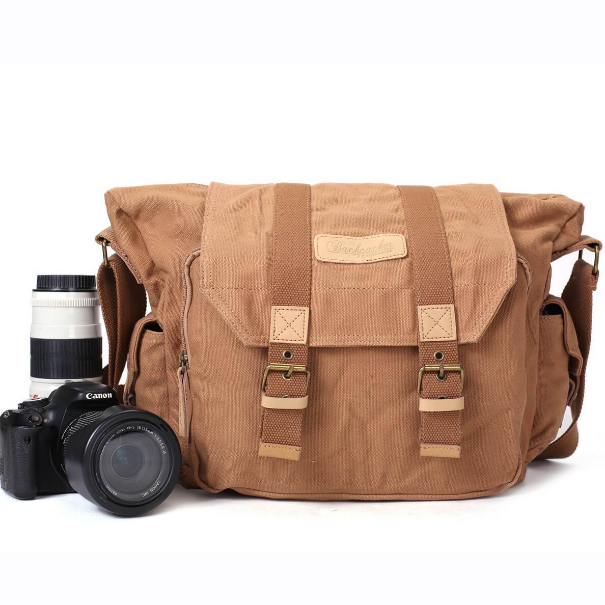 Canvas DSLR Camera Bag, Professional SLR camera Bag