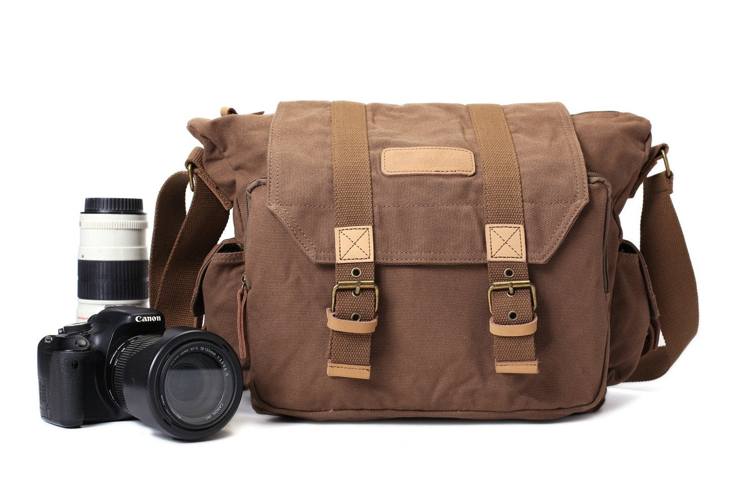 Canvas DSLR Camera Bag, Professional SLR camera Bag